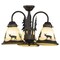 Vaxcel Bryce 3L LED Bronze Rustic Deer Mini Chandelier or Fan Light Kit LK55416BBZ-C - alternate 1